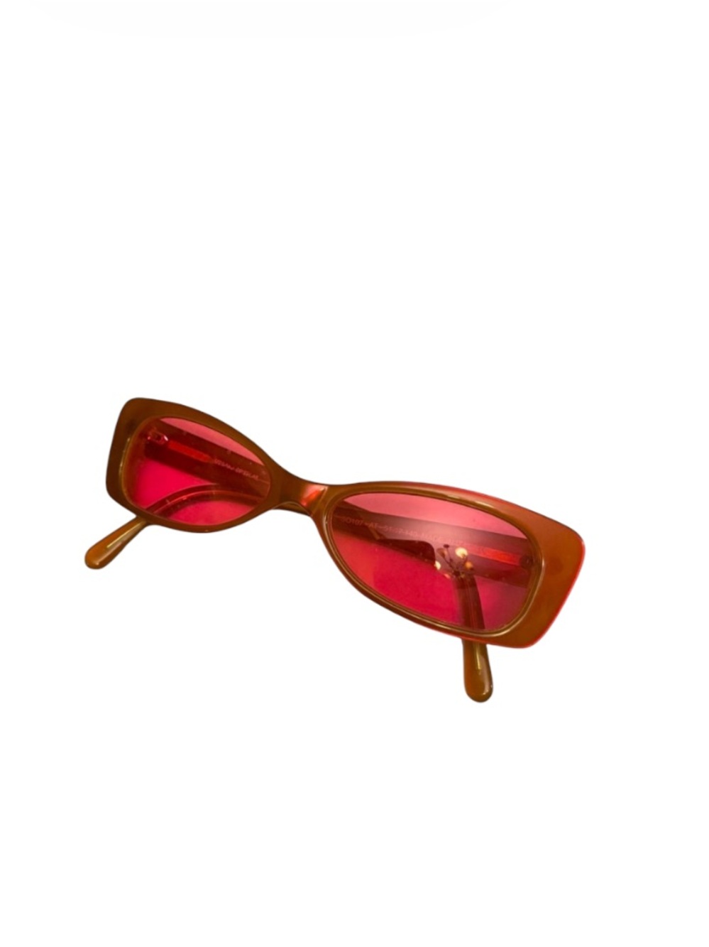 Vintage Cat-Eye Pink Lenses Small Sunglasses ⭐️⭐️⭐️⭐️⭐️